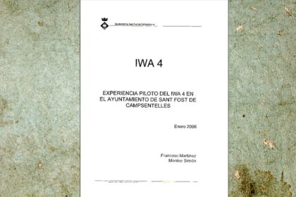 Experiencia piloto del IWA4